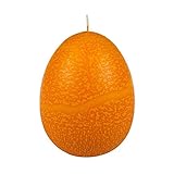 Kerzenfarm Hahn Eierkerze, Orange, 120x80mm (10)