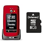 Emporia TellMe X200 Grosstasten-Klapphandy (mit Farbdisplay Aussendisplay Notruftaste...