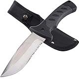 BFYLIN Survival Messer Jagdmesser Scharf Bushcraft Messer Gürtelmesser Bowie Messer...