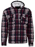 Henry Terre Herren Thermohemd Kapuze Arbeitsjacke Thermojacke Hoody kariert...