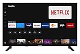 Telefunken Fernseher 32 Zoll Smart TV Powered by TiVo (Full HD, HDR, Triple-Tuner, HD+ 6...