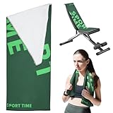 Domisyee Mikrofaser Sporthandtuch 100x30 cm - Schnelltrocknendes Fitness...