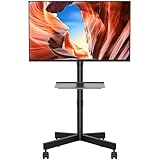 BONTEC TV Ständer Rollbar für 23-60 Zoll Plasma/LCD/LED Fernseher, Tragbarer...