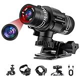 NinjaCam Action Cam, 1080P HD & 120° Weitwinkel Action Kamera, Helmkamera...