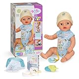 BABY born Lukas (Little Baby Boy) - 36 cm große Babypuppe - 7 Funktionen inkl....