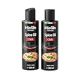 Mioolio 2x200ml Chili Squeeze Flasche - Scharfes Würzöl für Pizza, Pasta, Fleisch &...
