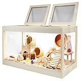 Prolee Hamster-Habitat, 61 cm, Holz, Mäuse- und Ratten-Lebensraum, Hamsterkäfig mit zu...