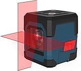 Laser-Wasserwaage, RockSeed-Kreuzlinienlaser mit Selbstnivellierung, vertikale und...
