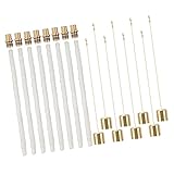 WPKD BLUEIY 8 Stück Weinflaschenfackel Kit, langlebige Fackel-Dochte mit...