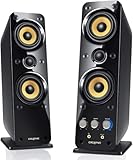 Creative GigaWorks T40 Series II - 2.0 Lautsprechersystem (Hi-Fi, Stereo/AUX-IN,...