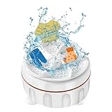 Homesally 1PCS Mini Waschmaschine USB Zwei-Wege Rotierende Turbine Tragbare Waschmaschine...