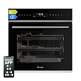 KKT KOLBE Einbaubackofen 60 cm | 70L | 2,8kW | Drehspieß | Pizzafunktion | Grill | Umluft...