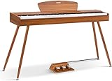 Donner DDP-80 E-Piano 88 Tasten Gewichtet Klavier, Hammermechanik II, Home...