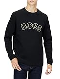 BOSS Athleisure Herren Sweatshirt Salbo Iconic Schwarz Medium