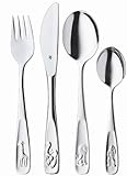WMF Tiere Kinderbesteck Set Set 4-teilig, Kinderbesteck Edelstahl, Besteck Kinder ab 3...