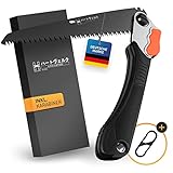 HARDTWERK Klappsäge ALPHA Astsäge mit Safety Lock (210mm) für Garten, Outdoor,...