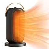 MOERAER Heizlüfter Energiesparend 1500W, Elektroheizung Leise mit 90° Oszillation, 3...