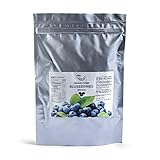 AMRITA Gefriergetrocknete Blaubeeren für gesunde Snacks - Ungesüßte gefriergetrocknete...