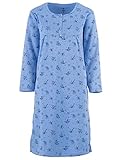 Zeitlos Damen Nachthemd Thermo Schlafshirt angeraut weich kuschelig Winter,...