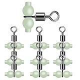Glow Fishing Swivel, Fishing Swivel Kit | Kupfer 8 Form Swivel Angelausrüstung,10X...