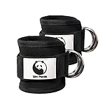 1 Paar Slim Panda Fitness fußschlaufen kabelzug, Ankle Straps, Verstellbarer...