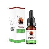 Vitalpfoten Hanfsamen Extrakt-Öl 10ml Tropfen Glasflasche mit Pipette, ohne Terpene...
