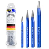 S&R Ankörner-Satz 4 tlg: 3, 4, 5, 6 mm, CrV-Stahl/MADE in GERMANY/geschmiedet...