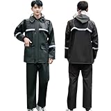 TOVCHEI Regen Anzüge Wasserdichte Atmungsaktive Regenjacke Hose Anzug Im Freien...