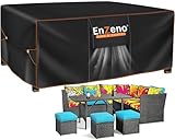Enzeno Abdeckung für Gartenmöbel,242x182x100cm,Wasserdicht Loungemöbel Abdeckung 420D...