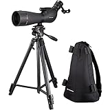 Bresser Spektiv Spolux 20–60x80 mit stufenlosem Zoom, Phasenvergütung, Stativ, Rucksack...