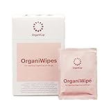 OrganiWipes by OrganiCup – Bio-Menstruationstücher 10 Stück - Parfümfrei - Vegan -...