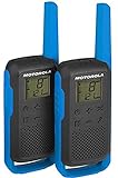 Motorola Talkabout T62 PMR-Funkgeräte (2er Set, PMR446, 16 Kanäle und 121 Codes,...