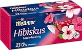 Meßmer Hibiskus | 23 Teebeutel | Vegan | Glutenfrei | Laktosefrei