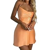 Unterröcke Für Damen Strappy Nachthemd V-Ausschnitt Sleepwear Kurz Dessous Body Shaper...