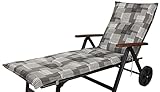 Sun Garden Auflage Rollliege Prato 40295-710 beige-grau 190x60x8 cm