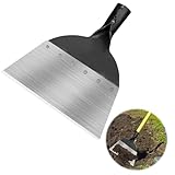 Abnaok Gartenschaufel Gartengeräte, Multifunktional Unkraut Entferner Gerät (Groß(27 *...
