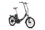Elektrische faltbar Fahrrad zu promenieren, E-20'.2 Moma Bikes, Aluminium, SHIMANO 7...