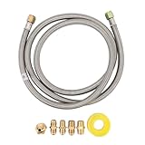 YDRCESMI 7pcs 6ft RV Gaslinie -Schlauchverlängerung mit Schnellverbindungsanschlüssen...