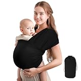 WUFANC Tragetuch Baby Neugeboren, Baby Tragetuch Neugeborene aus Weicher Baumwolle,...