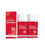 Erdbeerfarbener Sonnenschutz, Strawberry Getönter Sonnenschutz LSF 50, Getönte Tägliche...