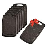 KPYTO Frühstücksbrettchen 6er Set + 1 Brettchen gratis, 25 x 15 cm,...