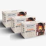 Braunkohlebriketts Rekord 3X 10 kg Briketts, Kaminbriketts, Kohlebriketts, Kohle, Ofen,...