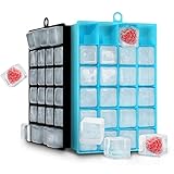 SilverRack Silikon Eiswürfelform [2er Set] - Silikon Eiswürfelformen für 2 x...
