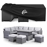Kipiea Gartenmöbel Abdeckung Winterfest, 420D Oxford Gewebe Wasserdicht & Anti UV Plane...