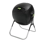 Lifetime Trommelkomposter 189L | 360° drehbar | Schnellkomposter mit Stahlgestell |...