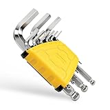 HO-SFSM Innensechskantschlüssel Set 9 Stück Winkelschlüsselsatz Innensechskant Satz mit...