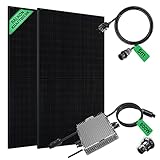 Balkonkraftwerk 810W / 600W komplett Set 2 x 405w Solarmodule der Marke Ja Solar...