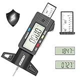 GODESON Digitaler Profiltiefenmesser für Reifen,Reifenprofiltiefenmesser Digital Mit...
