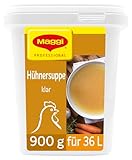 MAGGI Professional Klare Hühnersuppe, sofort löslich, Ergiebigkeit 36L, 1er Pack (1 x...