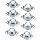 THETAG Möbelrollen Klein 8 Stück Kugelrollen für Möbel Schrankrollen Klein...